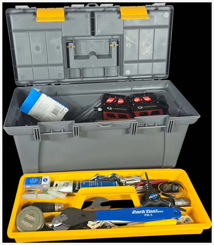 An Assortment of Professional Park Tool Bicycle Maintenance Equipment in a Plano Grab N Go Toolbox from auction in Lancaster, Ohio — image 44