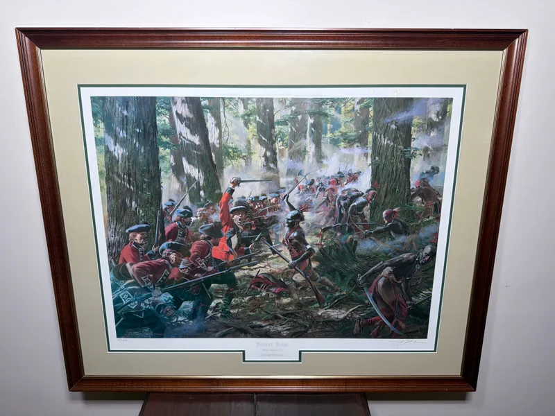 Don Troiani Signed Limited Edition Offset Lithograph Bushy Run 1763 from auction in Lancaster, Ohio — image 3