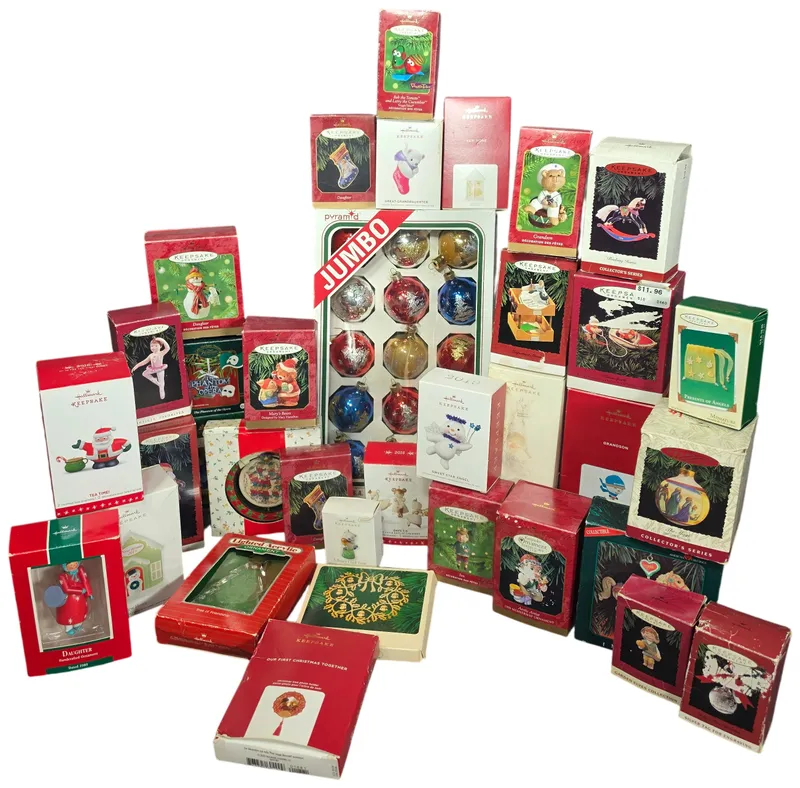 A Collection of Hallmark Keepsake and Various Brand Christmas Ornaments Including Series Pieces and Boxed Glass Baubles from auction in Lancaster, Ohio — image 39