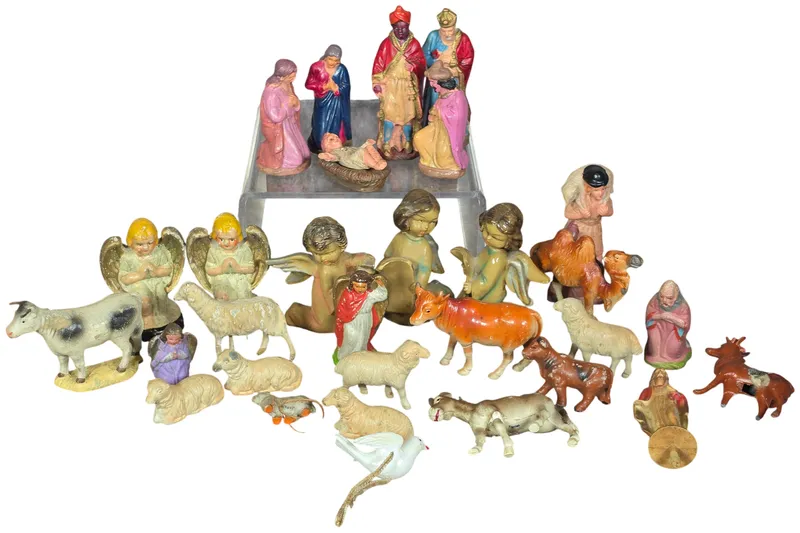 An Assortment of Vintage Italian and Japanese Nativity Figurines from auction in Lancaster, Ohio — image 43