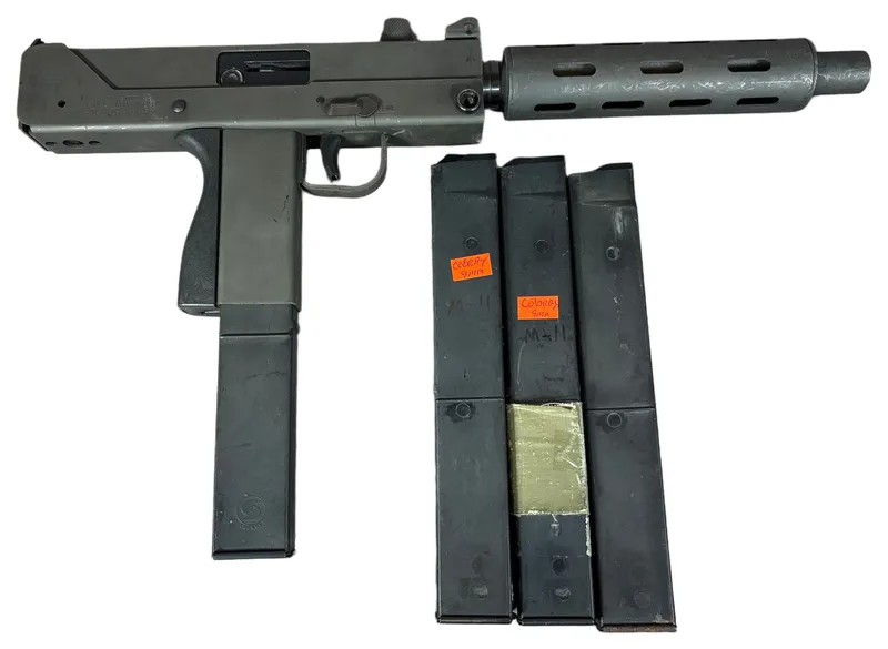 * Preban Mac-11 S.W.D. Incorporated Cobray M-11/NINE Semi-Automatic Pistol 9mm with 11.5 Inch Barrel/Extension Assembly from auction in Lancaster, Ohio — image 17