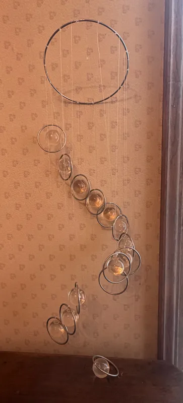 Harco Loor Bubbles Metal and Glass Hanging Sculpture from auction in Lancaster, Ohio — image 47