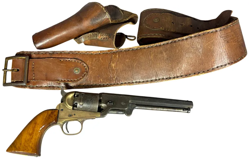 Hawes Model 1851 Navy Single Action Percussion Revolver .36 Caliber with 7.5 Inch Barrel from auction in Lancaster, Ohio — image 21