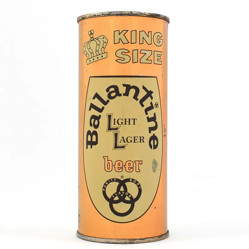 Ballantine Light Lager Beer 16 Ounce Flat Top 224-23 from auction in Brimfield, Massachusetts — image 8