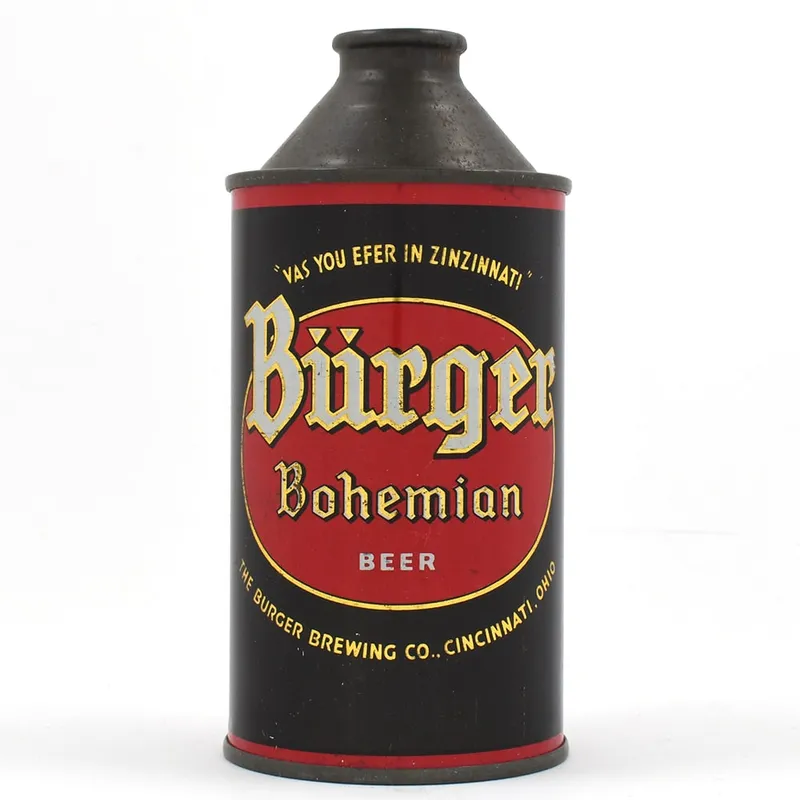 Burger Bohemian Beer Cone Top 155-26 EXCELLENT from auction in Brimfield, Massachusetts — image 29