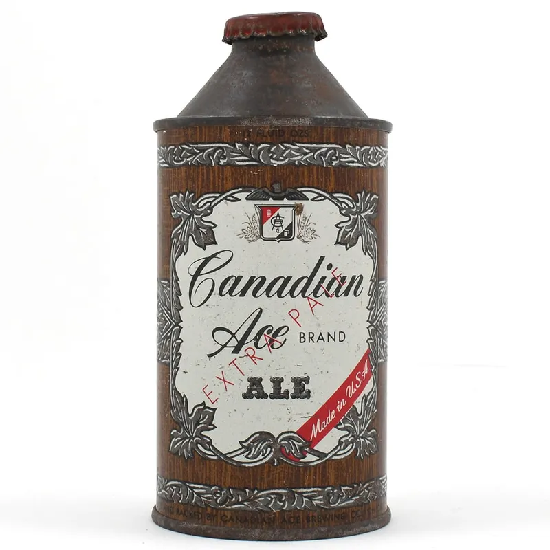 Canadian Ace Extra Pale ALE Cone Top 156-13 from auction in Brimfield, Massachusetts — image 40