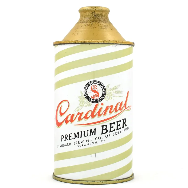 Cardinal Premium Beer Cone Top 156-19 from auction in Brimfield, Massachusetts — image 44