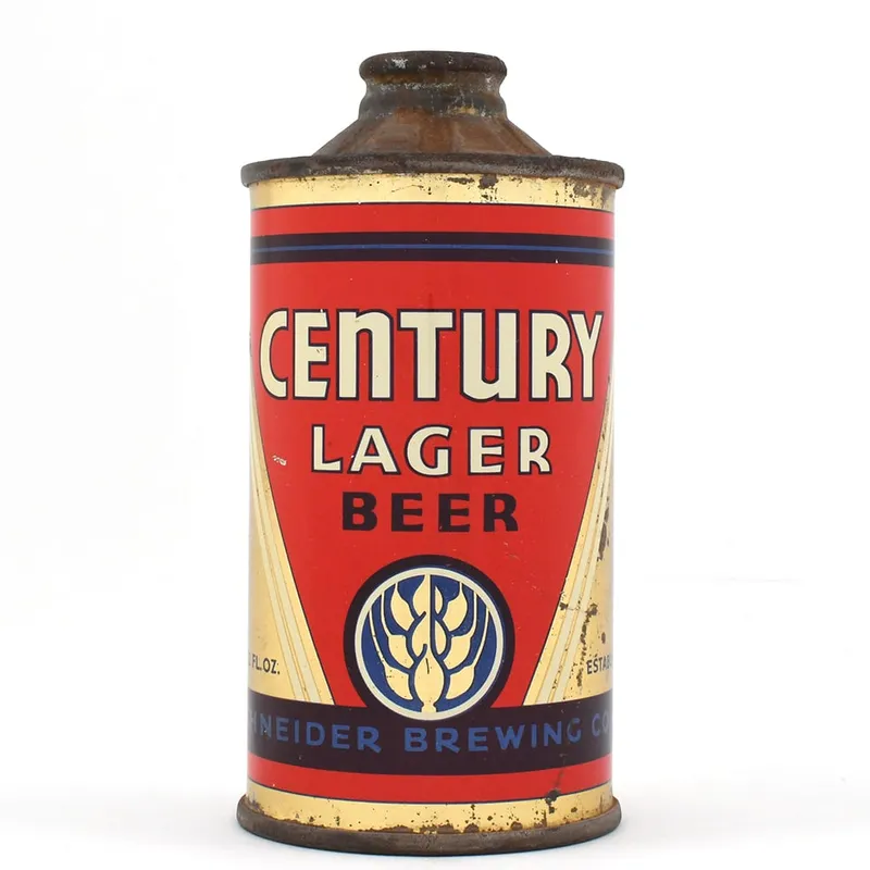 Century Lager Beer FBIR Cone Top 157-1 from auction in Brimfield, Massachusetts — image 48