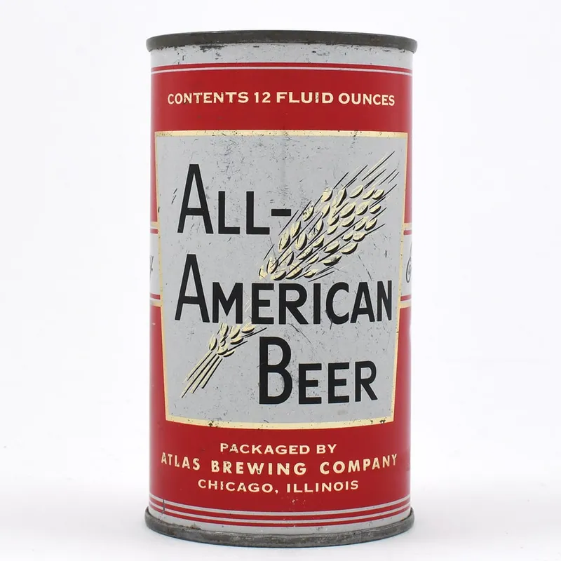 All-American Extra Dry Extra Pale Beer Flat Top OH TAX LID 29-26 from auction in Brimfield, Massachusetts — image 11