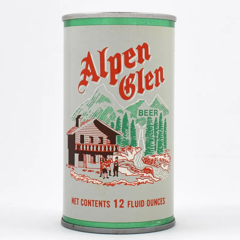 Alpen Glen Beer Pull Tab 1970 32-29 EXCEPTIONAL from auction in Brimfield, Massachusetts — image 12