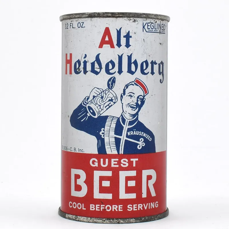 Alt Heidelberg Guest Beer Instructional Flat Top 30-14 OI 25 from auction in Brimfield, Massachusetts — image 13