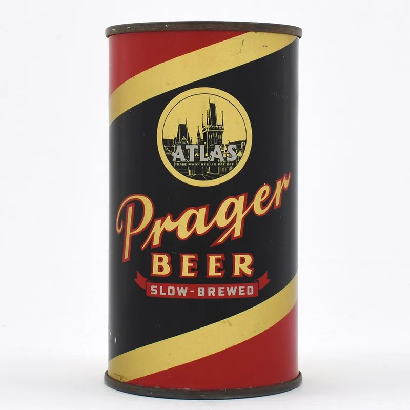 Atlas Prager Beer Instructional Flat Top 5 PERCENT LID 68A X CODE 32-19 OI UNLISTED EXCELLENT from auction in Brimfield, Massachusetts — image 19