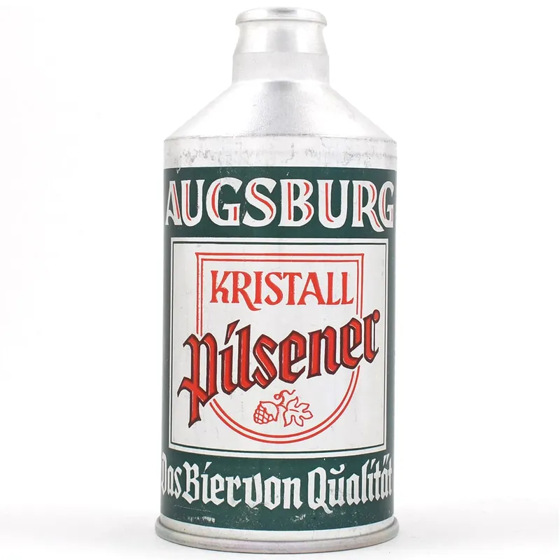 Augsburg Kristall Pilsener Aluminum German Cone Top OUTSTANDING from auction in Brimfield, Massachusetts — image 22