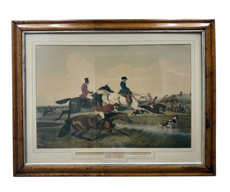 J. F. Herring Fox Hunting: The Run Engraving from auction in Okemos, Michigan — image 17