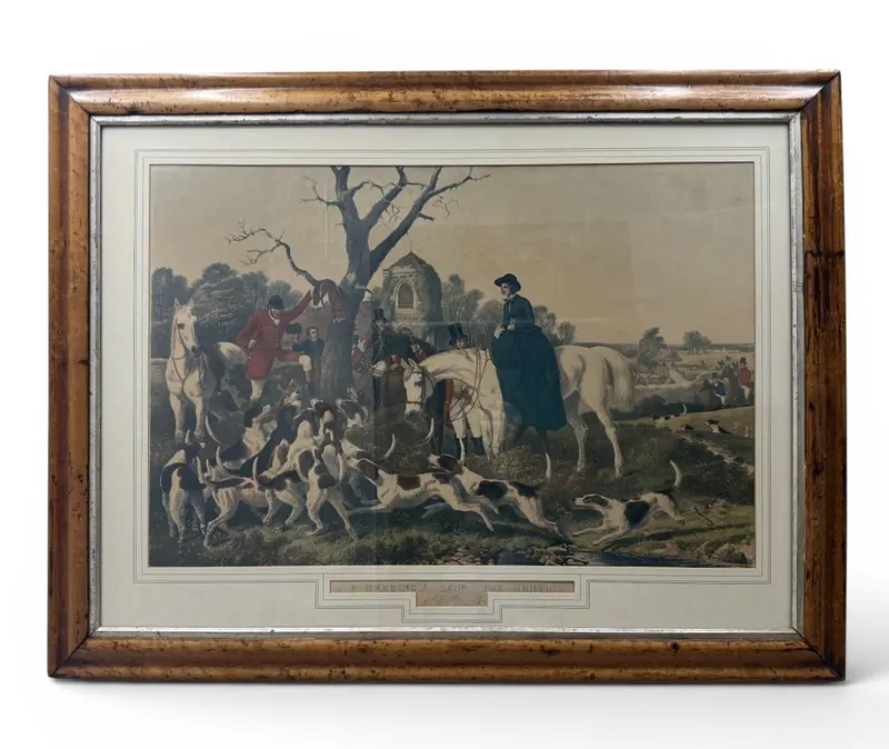 J. F. Herring Fox Hunting: The Death Engraving from auction in Okemos, Michigan — image 18