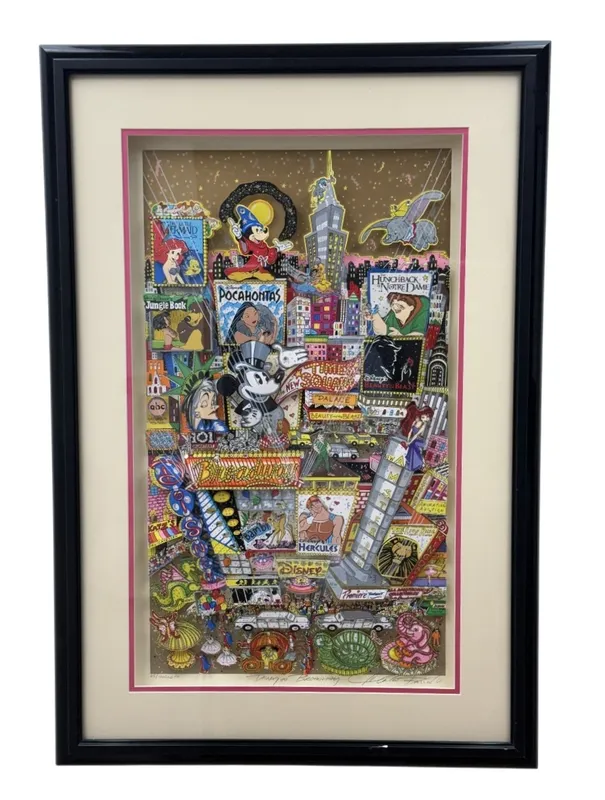 Charles Fazzino, Disney on Broadway Premiere Edition 85/100 Gold PR from auction in Okemos, Michigan — image 20