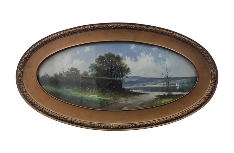 American School 'River Landscape' from auction in Okemos, Michigan — image 25