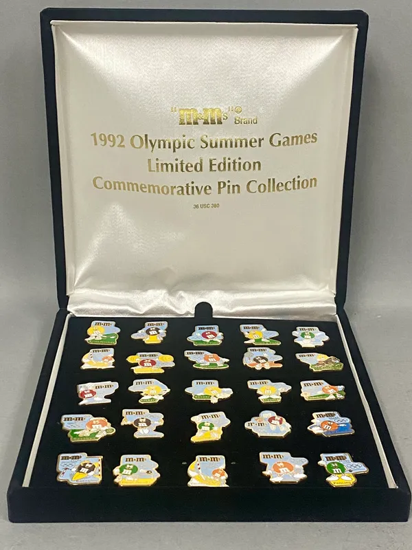 M&M's 1992 Olympic Summer Games Pin Set from auction in Okemos, Michigan — image 12