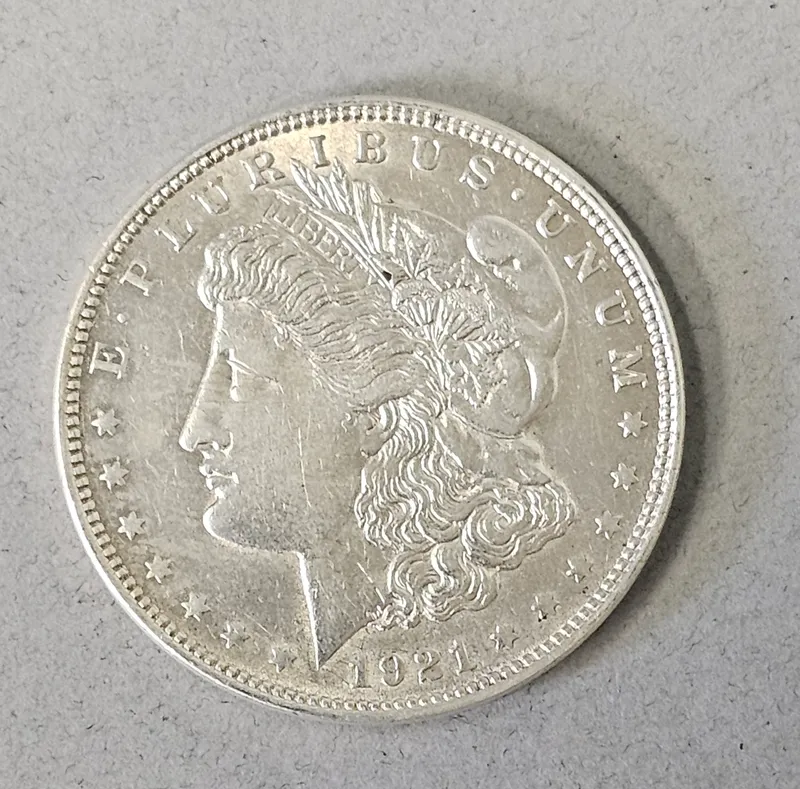 1921 Philadelphia Morgan Silver Dollar from auction in Okemos, Michigan — image 17