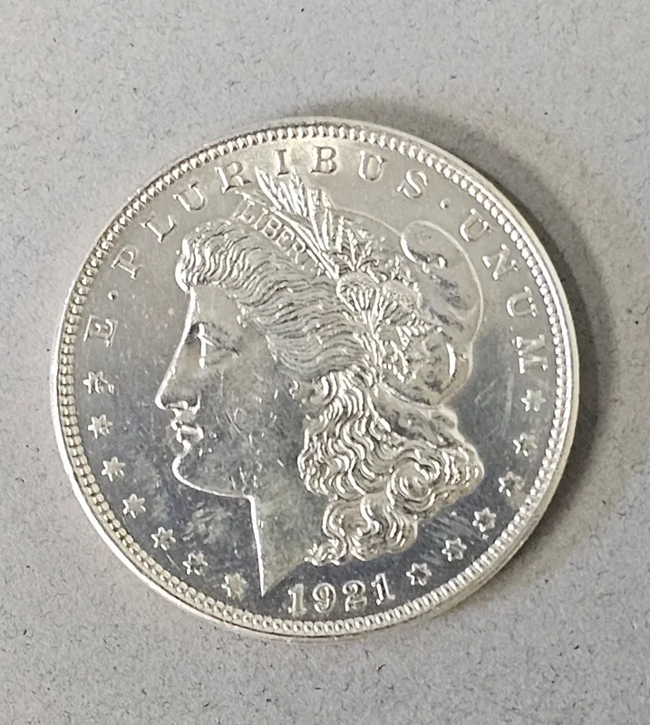 1921 Philadelphia Morgan Silver Dollar from auction in Okemos, Michigan — image 19