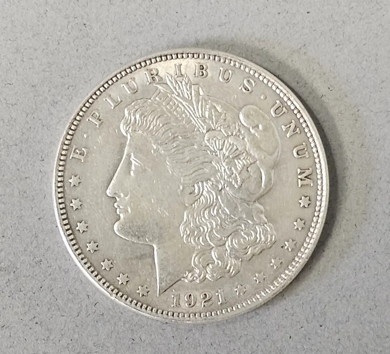 1921 Philadelphia Morgan Silver Dollar from auction in Okemos, Michigan — image 18