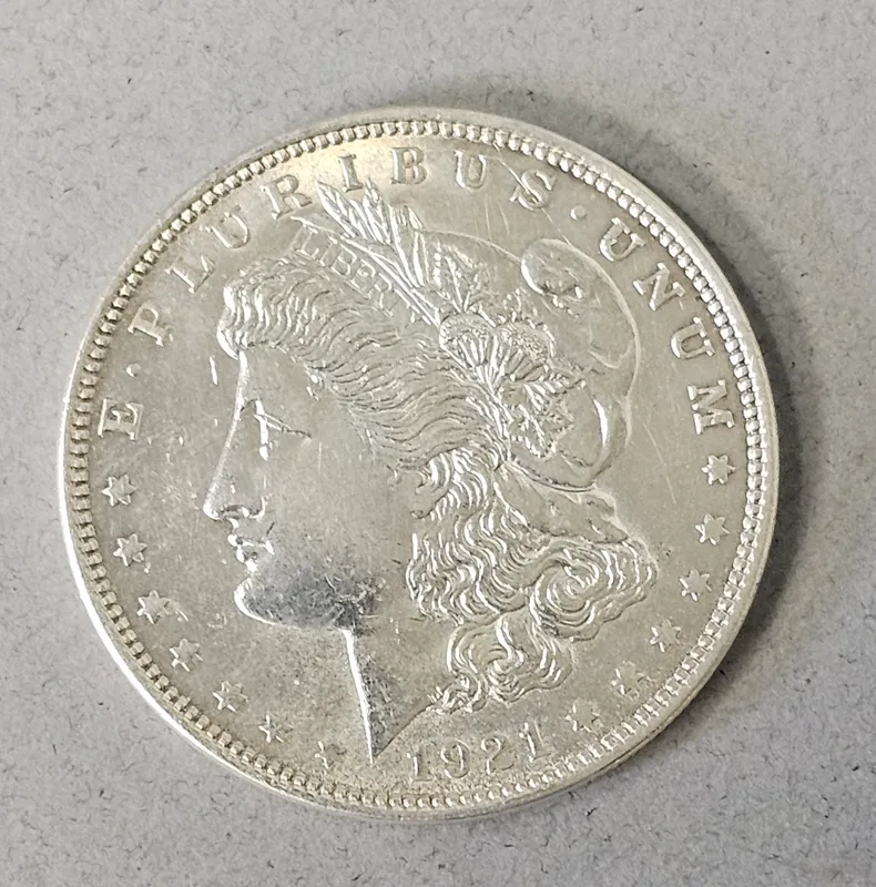 1921 Philadelphia Morgan Silver Dollar from auction in Okemos, Michigan — image 20