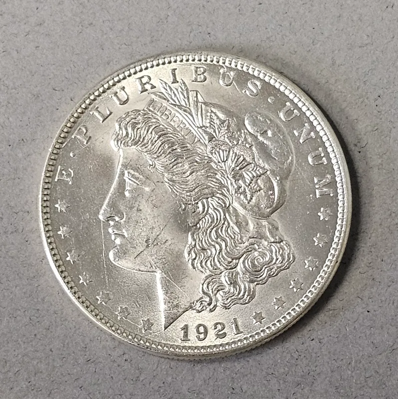1921 Philadelphia Morgan Silver Dollar from auction in Okemos, Michigan — image 22