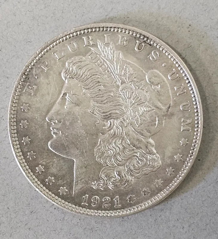 1921 Philadelphia Morgan Silver Dollar from auction in Okemos, Michigan — image 21