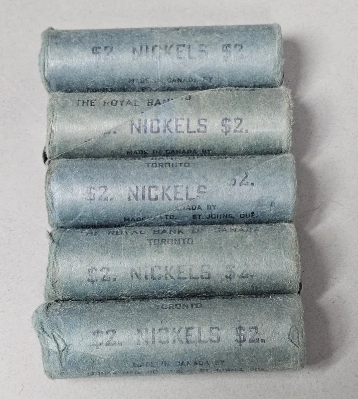 Royal Bank of Canada Nickel Coin Rolls from auction in Okemos, Michigan — image 37
