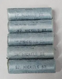 Royal Bank of Canada Five $2 Nickel Rolls