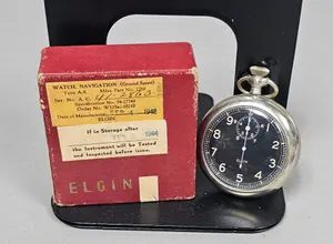Elgin WWII Type A-8 Navigation Watch