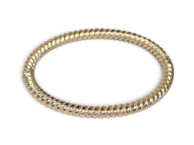 Tiffany & Co. 18K Rope Bangle 18.5 Grams from auction in Okemos, Michigan — image 3