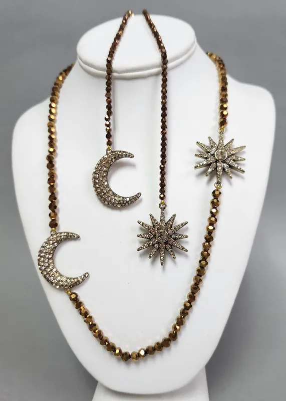 Heidi Daus Celestial Pavé Necklace from auction in Okemos, Michigan — image 31