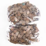 20 Pounds of Assorted Elizabeth II New Penny Cents from auction in Union, Illinois — image 4